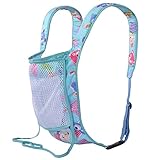 シンプルなデザインのベビースリング、夏のベビーキャリア、ブルー