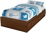 South Shore Willow Collection Twin Mates Bed 39-Inch, Sumptous Cherry [並行輸入品]