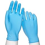 Shamrock 30353/100-L-bx Med Glove Nitrile Rubber Econo No Powder Thin Cheap Sterile Large Blue [並行輸入