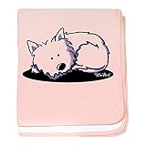 CafePress – Nap Time Westie – スーパーソフトベビー毛布、新生児おくるみ ピンク 07801347906832E