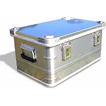 Amazon.co.jp: アウトドア アルミコンテナボックス 49L ガレージ収納