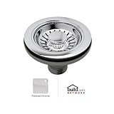 Rohl 736APC Manual Strainer Basket without Remote Pop-Up, Polished Chrome [並行輸入品]