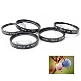 カメラレンズ 40.5mm クローズアップフィルター +1 +2 +4 +8 +10 ジオプター クローズアップマクロフィルターセット Sony E PZ 16-50mm f/3.5-5.6 OSSレンズ Sony ZV-E10 ZV-E1 Alpha 1カメラ用