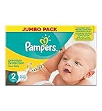 パンパース新しいベビーサイズ2（ミニ）ジャンボパック70おむつ (Pampers) (x2) - Pampers New Baby Size 2 (Mini) Jumbo Pack 70 Nappie
