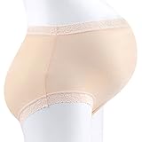 Vogue of Eden Women's Modal Maternity Brief Pregnant Underwear Panties Nude(3pcs)