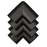 KINGLAKE®4PCS Black Cushiony Protective Corner Guards Foam Premium Childproofing Baby Safety Home Sa
