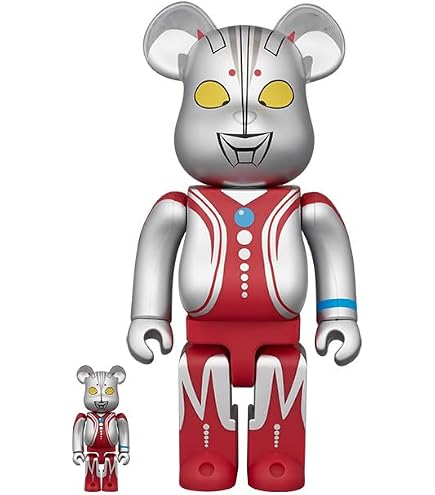 Amazon.co.jp: BE@RBRICK ワニ山さんしんちゃん 100％ & 400％ : おもちゃ