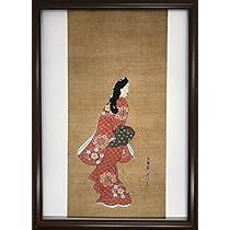 模写/菱川師宣/美人図/浮世絵/元禄美人画/人物図/掛軸☆宝船☆AI-932 浮世絵の祖” -菱川 師宣作『見返り美人図』を鑑賞する- - 私の
