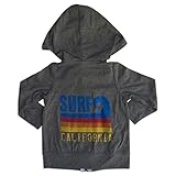 Sol Baby Surf Californiaストライプ波グレーパーカー カラー: グレー