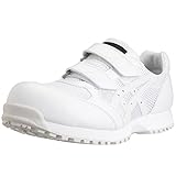 asics［アシックス］安全靴【ウィンジョブE30S】（スニーカーベルト仕様・αGEL搭載）《012-FIE30S》 (24.5, ホワイト×ホワイト)
