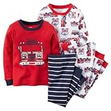 【並行輸入】Carter's(カーターズ) 男の子 パジャマ　２セット　（長袖＆長ズボン）×2セット 12ｍ