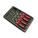 Snap-on ソフトグリップミニピックセット 4ピース/レッド SGASA204A