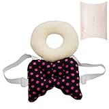 GoodsLand 【オリジナルBOX入り】 赤ちゃん の頭を守る 軽量 ベビー ヘッド ガード プロテクター 防護 安全 保護 セーフティー 枕 ピロー 天使パッド リュック (ブラック) GD-B