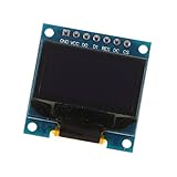 IPOTCH 0.96インチ SPI IICシリアル 128 x 64 OLED LCD LEDディスプレイモジュール 　Arduino用　 - 白いキャラクター