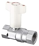 オンダ製作所 【CB3型 逆止弁付ボールバルブ IN側：Rc1/2×OUT側：Rc1/2】 CB3-13M-S