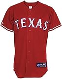 Texas Rangers MLBマジェスティック代替レッドレプリカジャージービッグ＆トールサイズ XXXXX-Large