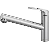 三栄水栓 キッチン シングルワンホールスプレー混合栓(省施工ナット付) 寒冷地用 K87501JK-U-13