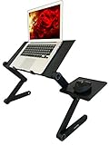 KKaMM ノートパソコンスタンド パソコンデスク PCスタンド 折りたたみ式 アルミ製 (48cm)