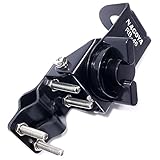 VICHE CATT アンテナ基台 アンテナ アマチュア無線 ベランダ取付 基台 ルーフレール 角度調整可能 (黒)