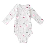 Aden+Anais エイデンアンドアネイ　LONG SLEEVE BODY SUIT 　ロングスリーブ ボディスーツ　（サイズ：0-3m、カラー：ULT... [並行輸入品]