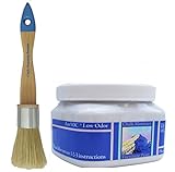 Chalk Mountain Brushes – 16オンス ペイント&ミディアム 猪毛　剛毛ペイントブラシ – 屋内で安全に使用可能44のビーチーでアース色の中から選択 #44
