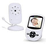 ベビーモニター 見守りカメラ 遠隔監視カメラ 双方向音声通信 暗視機能付き ベビーカメラ 出産祝いプレゼント 日本語取扱説明書付き【24ヶ月保証】