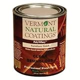 バーモント州Natural Whey家具仕上げコーティング、クリア半光沢、1クォート