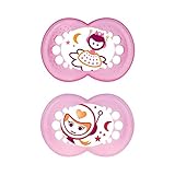 Mamの夜のおしゃぶり12+ヶ月、ピンク (MAM UK LTD) - MAM Night Soother 12+ Months, Pink [並行輸入品]