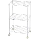 ドウシシャ(Doshisha) ルミナス メタルラック カラーラック ホワイト 3段 ポール径19mm 幅45.5×奥行29.5×高さ76cm LCR45-3WH