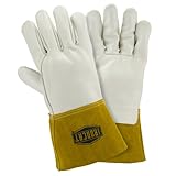 West Chester 6010オフホワイトXL Grain、分割牛革レザー溶接グローブ – Wing親指 – 12.5 in長 – Kevlarステッチ – 6010 / XL [価格は1ダース]
