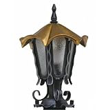 照明器具 屋外 門柱灯 防雨型 LED グリームランプ02 アイアン外灯 玄関照明レトロ外灯照明