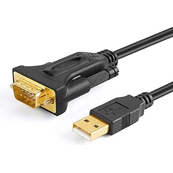 Amazon | DTECH USBシリアルケーブル 1.8m USB-RS232C 変換 USBtypeA to D-sub9ピン オス ...
