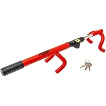 ハンドルロック盗難防止システム 鍵付き【赤】 Amazon.co.jp: HORNET 加藤電機 ハンドルロック ダブルロック レッド