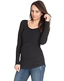 Seraphine セラフィン マタニティトップ Juliana ボートネックマタニティトップ ロングスリーブ イギリスサイズ6 ブラック