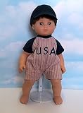 "再生ボール" Romper inブルー。Fits 15 " Dolls like Bittyベビーand Bitty Twin