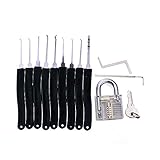 錠前屋用のレザーバッグもセットされています (9PCS)