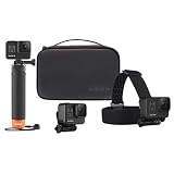Go Pro アドベンチャーキット ハンドラー (フローティングハンドグリップ) ヘッドストラップ + クイッククリップ コンパクトケース - GoPro公式アクセサリー (AKTES-002)
