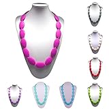 Pumpumly　赤ちゃん用 歯固めネックレス おしゃれ 授乳ジュエリー 　安全　ビーズ　ネックレス　ベビー看護　歯がため　歯固め　おもちゃ　8色選択可能