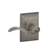 Schlage F40ACC621ADD Addison Collection Accent Privacy Lever, Distressed Nickel Schlage Lock Company