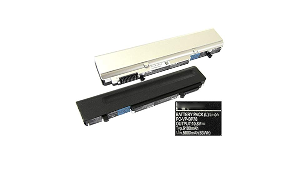 Amazon ノートパソコンバッテーnec Pc Vp Bp78交換用のバッテリー 電池互換63wh 6100mah 10 8v Jlc Ori 乾電池