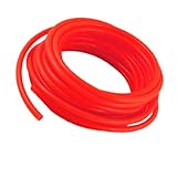 uxcell　10M　8mm x 5mm　圧縮空気PUホースパイプチューブ　オレンジレッド