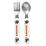 Baby Fanatic Fork and Spoon Set, Chicago Bears by Baby Fanatic [並行輸入品]