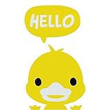 Generic Dog Wall Stickers Light Switch Decor Decals Art Mural Baby Nursery Room Duck [並行輸入品]