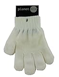 Planetソックス伸縮性マジックニットミトン手袋 カラー: ホワイト