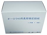 佐藤計量器(SATO) シグマII型 長期巻温湿度記録計用記録紙 (オーロラ 90 II・III共通) 1ヶ月巻 6巻入