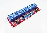 GERI 12V 8-Channel Relay Module with Optocoupler H/L Level Triger for Arduino [並行輸入品]