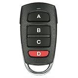 ガレージOpener、MATcCユニバーサル4ボタン433 MHzクローニング電動ガレージドアリモートコントロールキーFob
