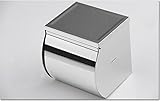 Inspire Stainless Steel Chrome Polish Toilet Paper Tissue Roll Holders Box Cover In Wall Bathroom Sh