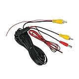 yolvinuo 逆転カメラビデオ、6 M RCAケーブル バックカメラ、カーマルチメディアのディスプレイ、オスRCA延長ケーブルとに使用されるビデオケーブル