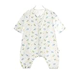 Jaswon ベビースリーパー キッズスリーパー オーガニックコットン 4重ガーゼ パジャマ 薄め 全4色 3サイズ 0～5歳